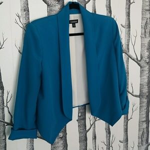 Electric Blue Silky Be be Suit Jacket